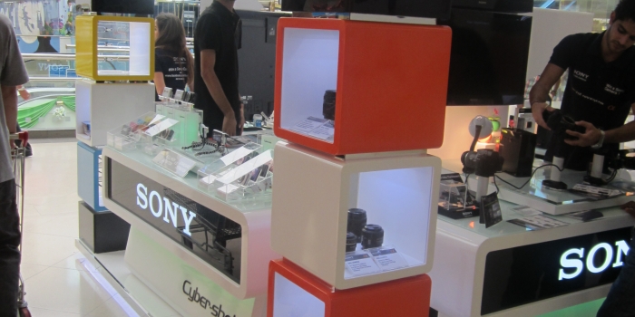 Stand SONY Exporté a Dubai 2017 .